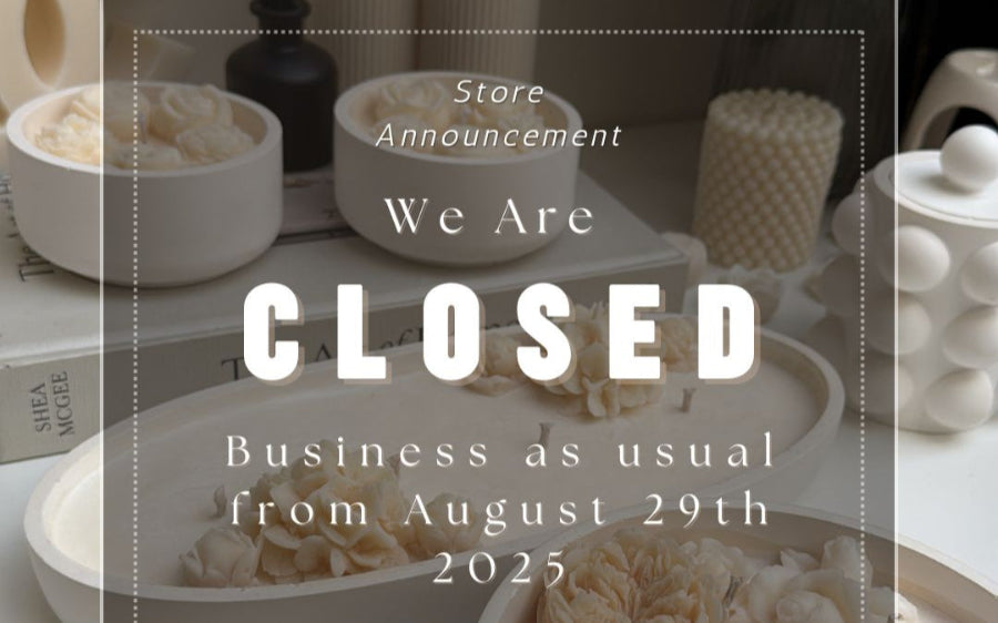 Store closed announcement