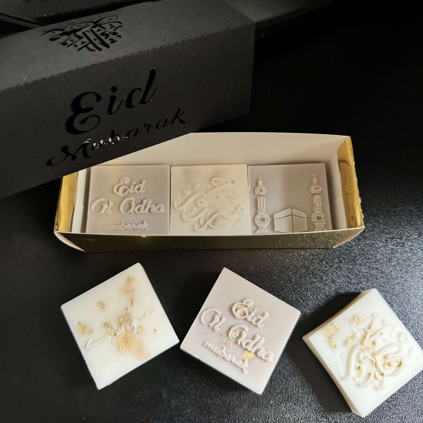 Eid Al Adha Wax Melts Oud Oudh Fragrance gifts - Designs by Inaya
