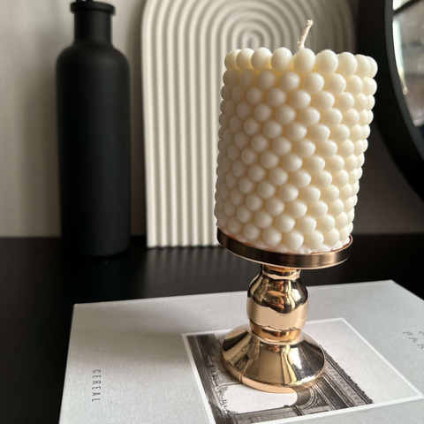 Minimalist Rose Gold Candle Stand