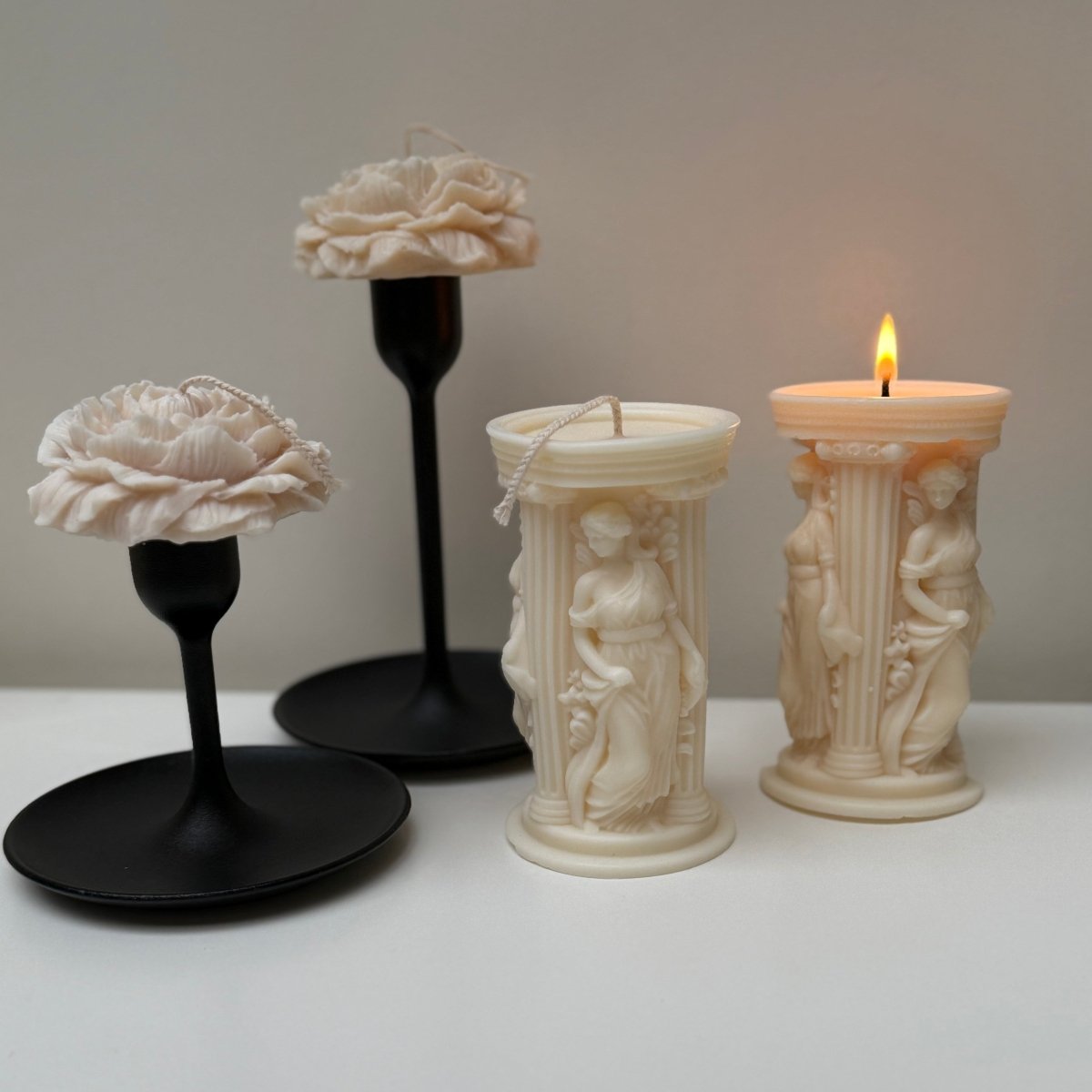 Athena Soy Wax Candle - Designs by Inaya