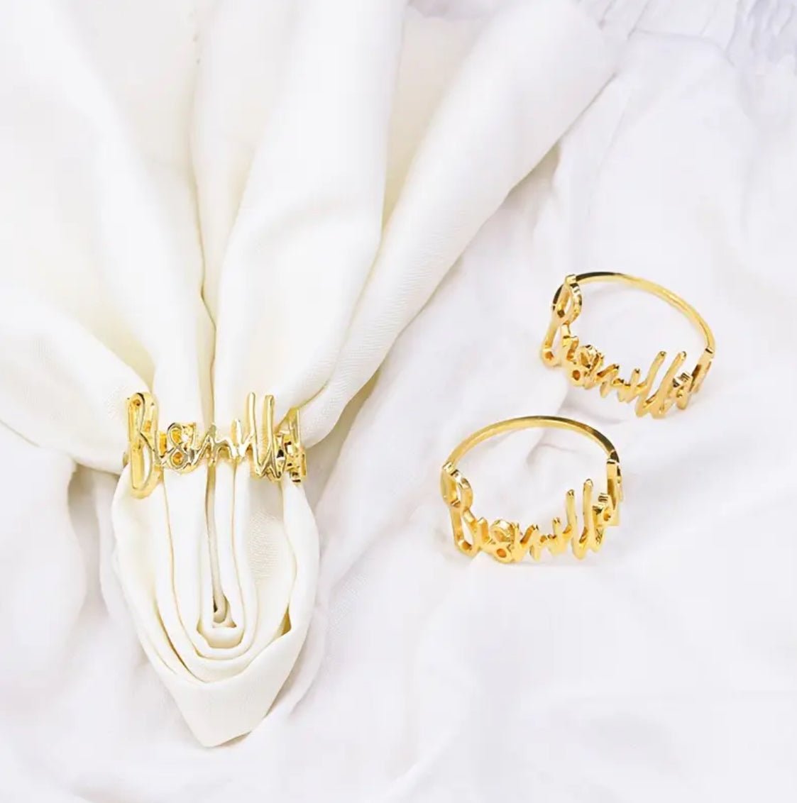 Bismillah Napkin Rings | Holder - Designs by Inaya