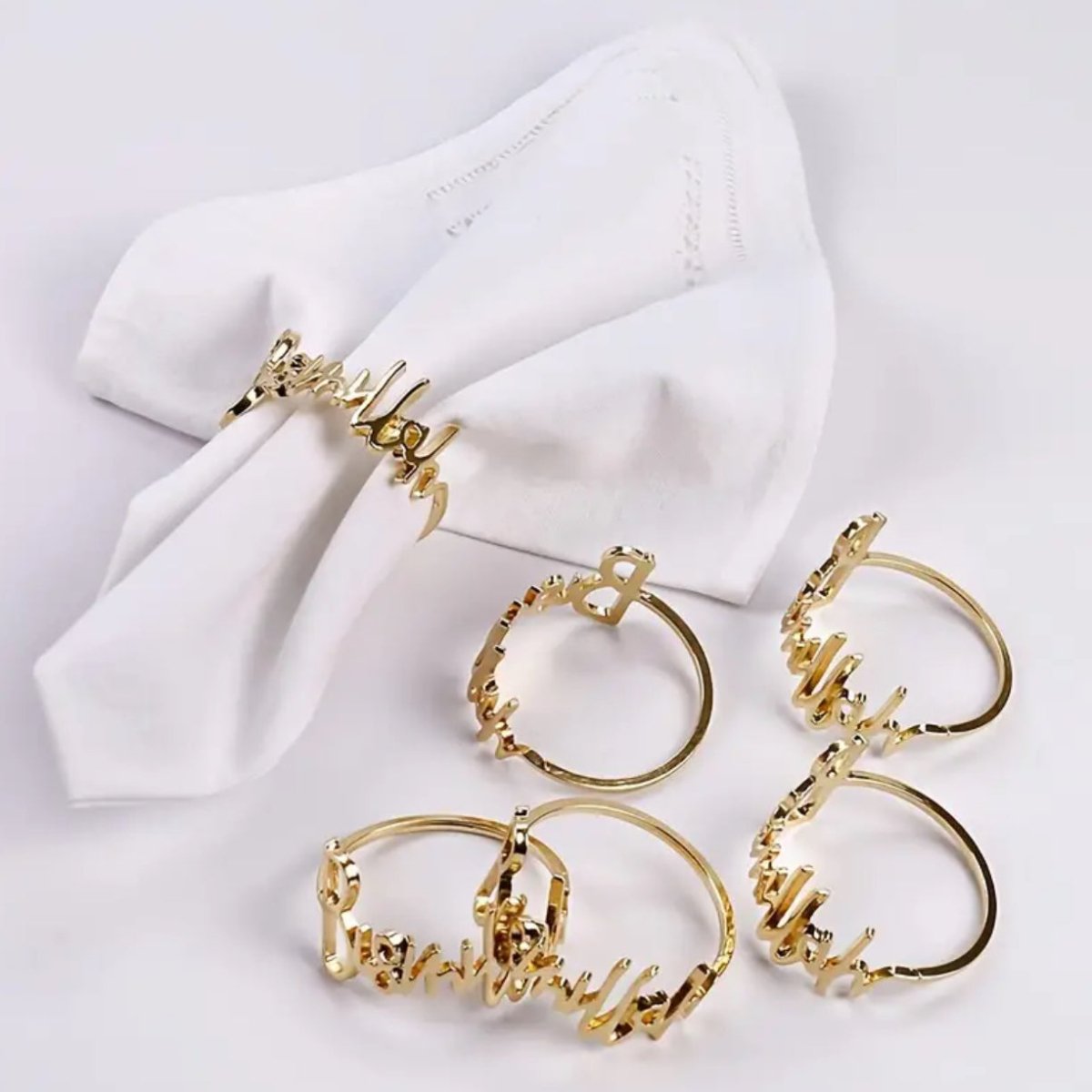 Bismillah Napkin Rings | Holder - Designs by Inaya