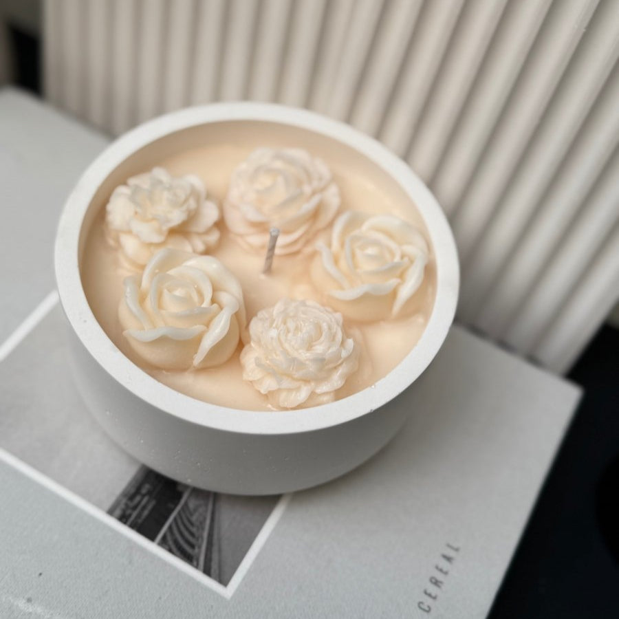 Bloom Flower Soy Candle - Designs by Inaya