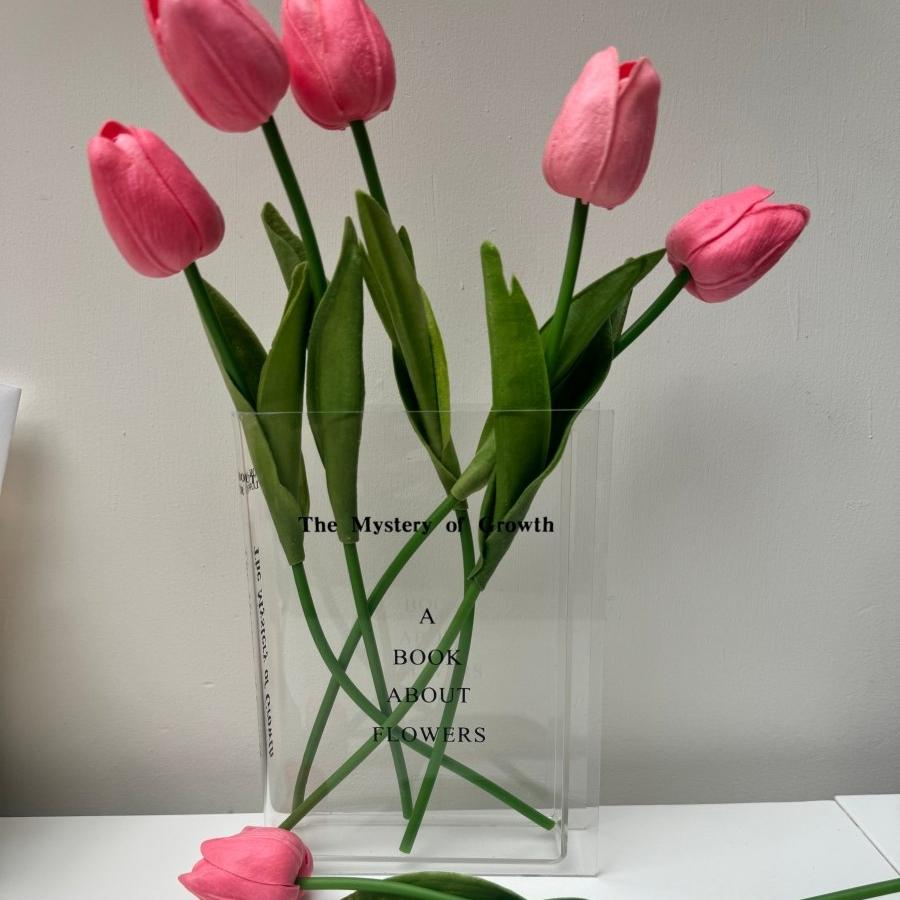 Clear Book Flower Vase - Designs by Inaya