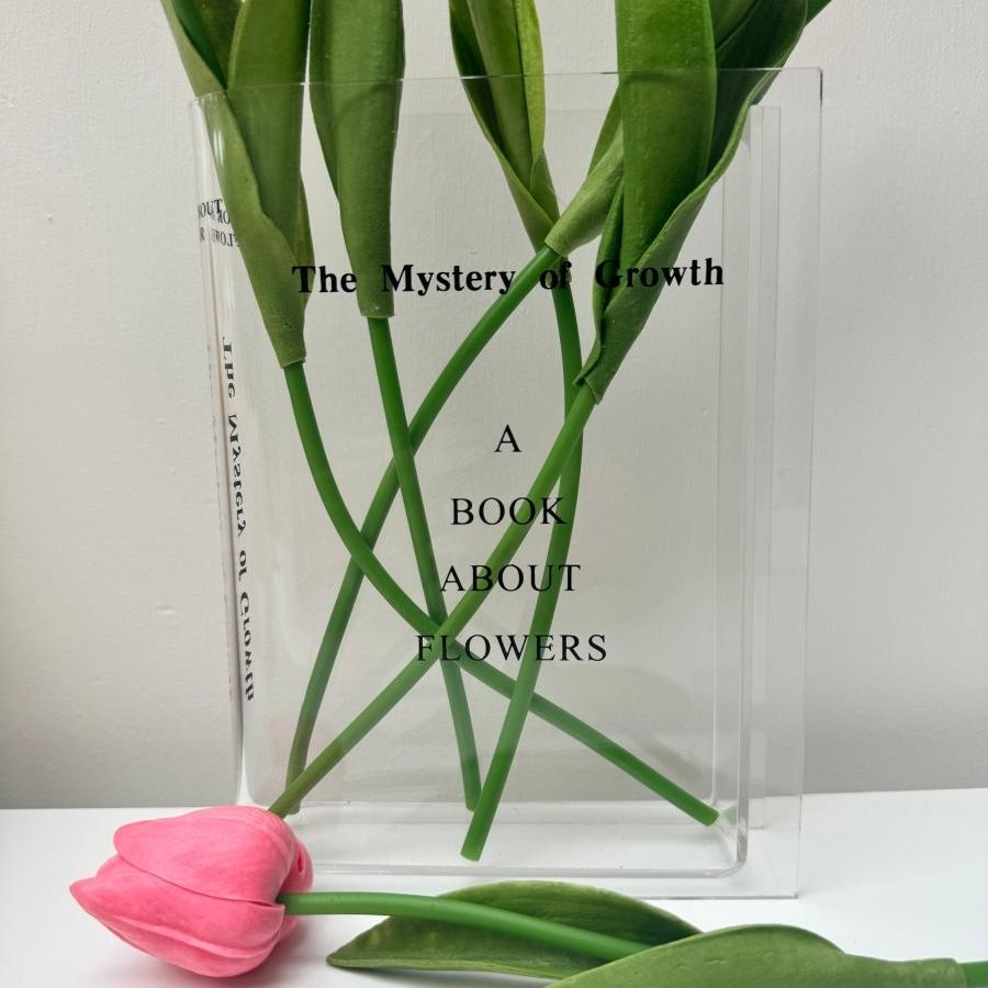 Clear Book Flower Vase - Designs by Inaya