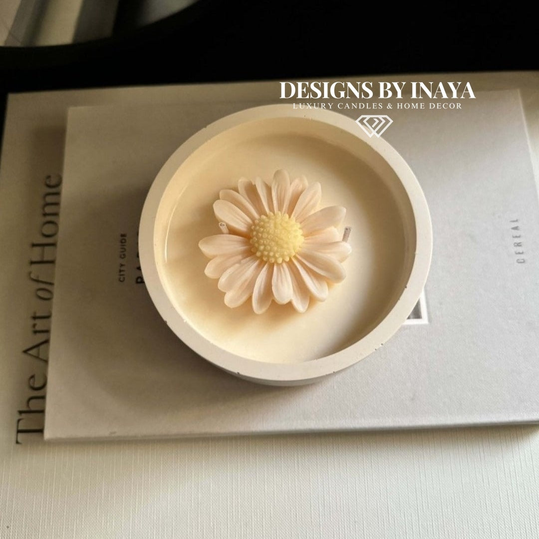 Daisy Scented Candle 150g - Designs by Inaya