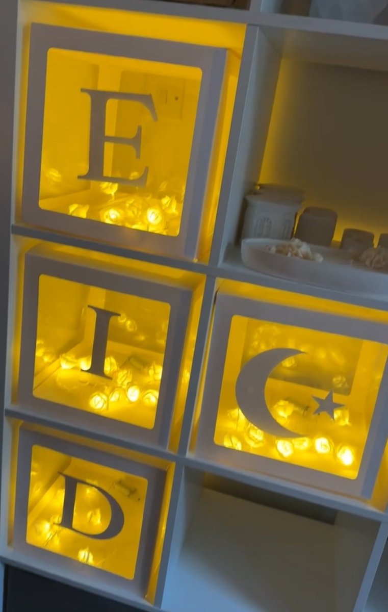 Eid Decoration Boxes - Designs by Inaya
