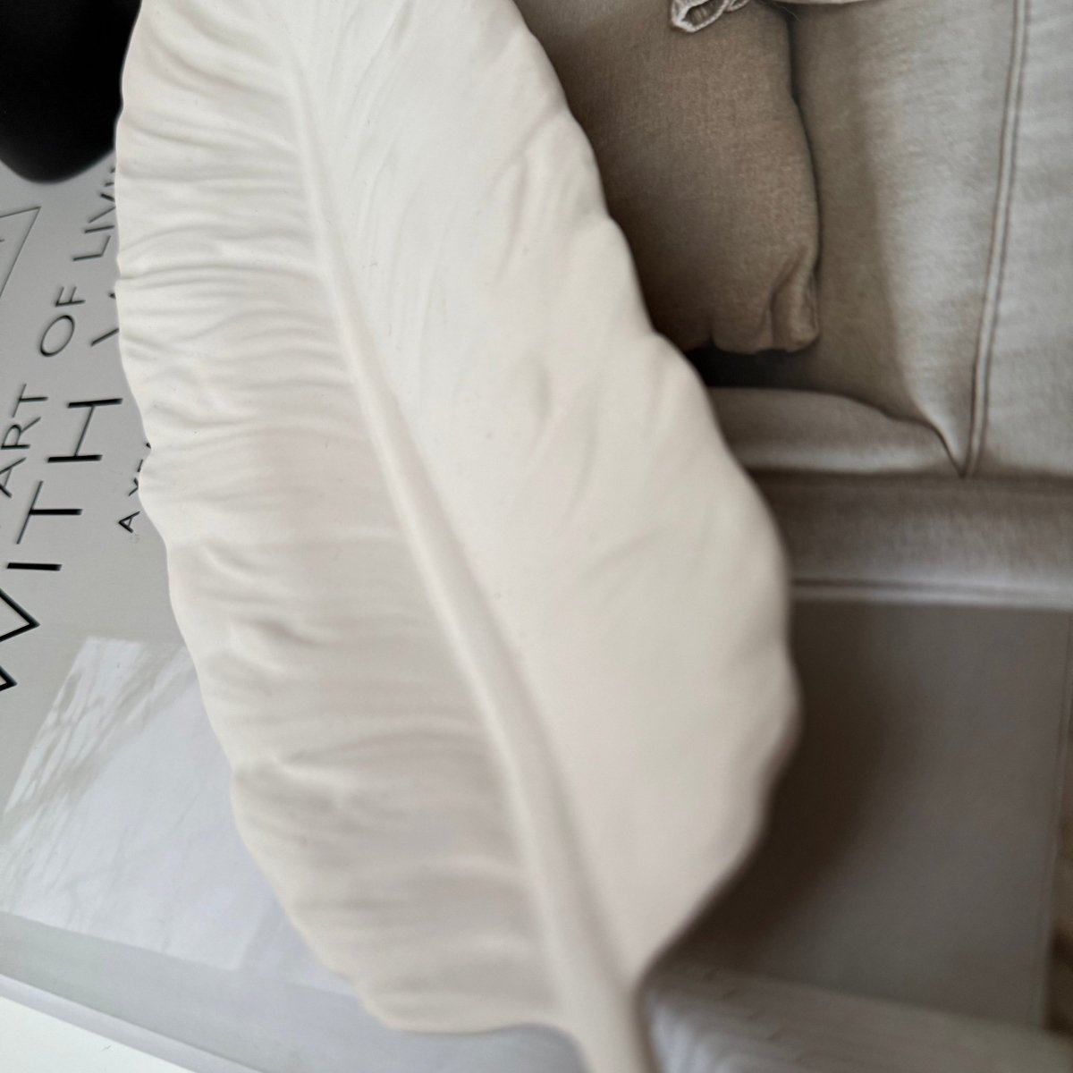 Feather Tray | Ceramic Decor - Designs by Inaya