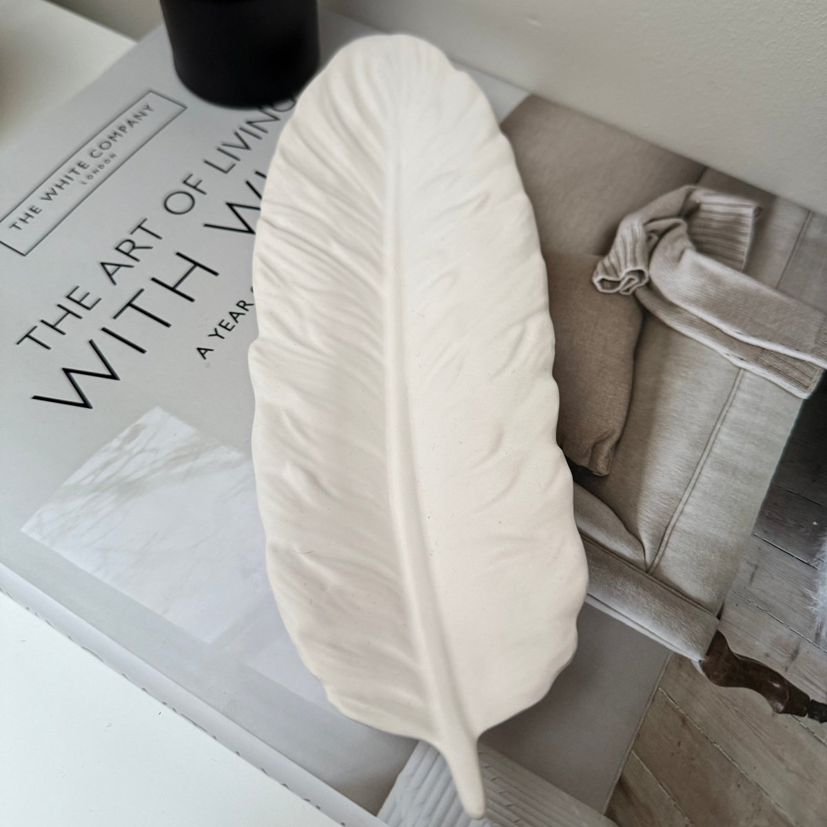 Feather Tray | Ceramic Decor - Designs by Inaya