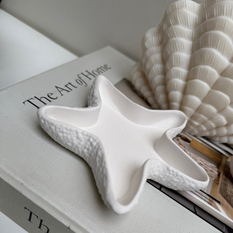 Handcrafted Starfish Trinket Dish - Perfect Coastal Decor - Designs by Inaya