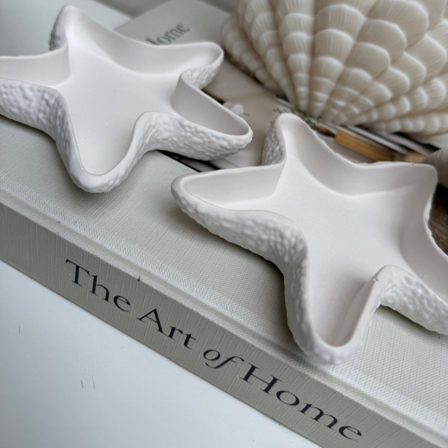 Handcrafted Starfish Trinket Dish - Perfect Coastal Decor - Designs by Inaya
