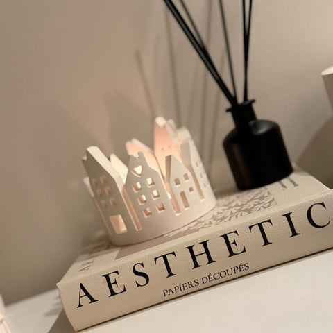 Handcrafted Stone Candle Holder
