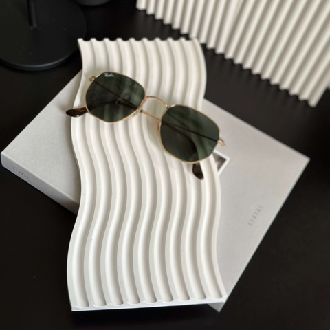 Waves Stone Minimalist Decor Tray