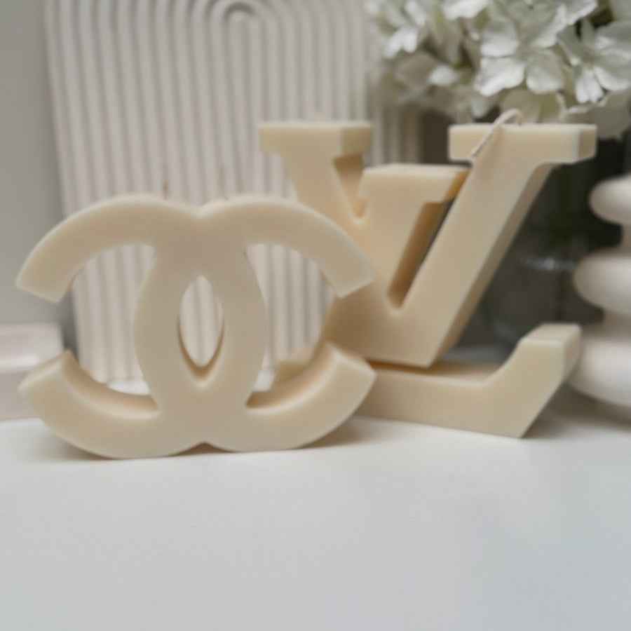 Large Logo Soy Wax Sculpture Candle
