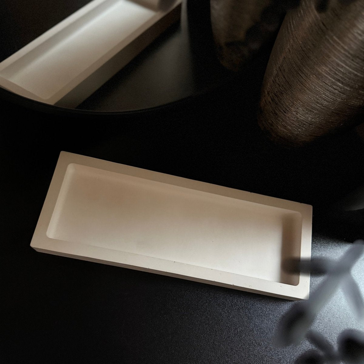 Large rectangular Stone Decor Tray - Designs by Inaya
