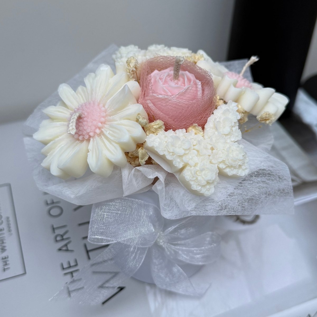 Mini Flower Candle Bouquet Gift Box - Designs by Inaya