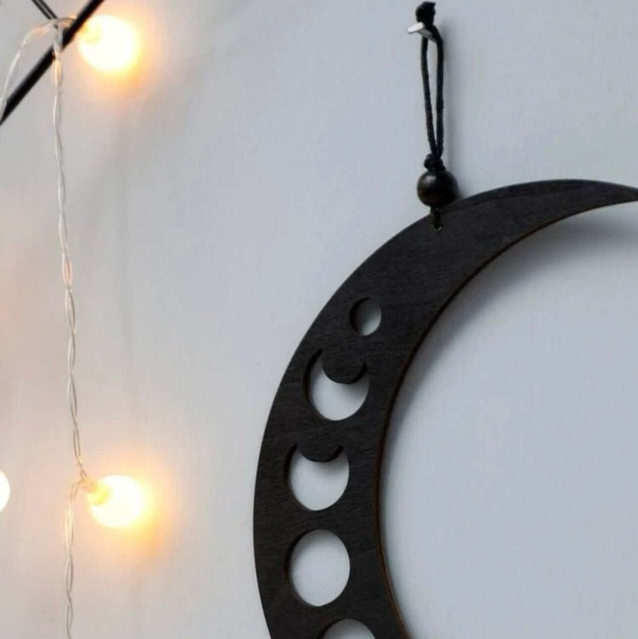 Noor Collection - Moon Decor Black | Wall Hanging Decorations - Designs by Inaya