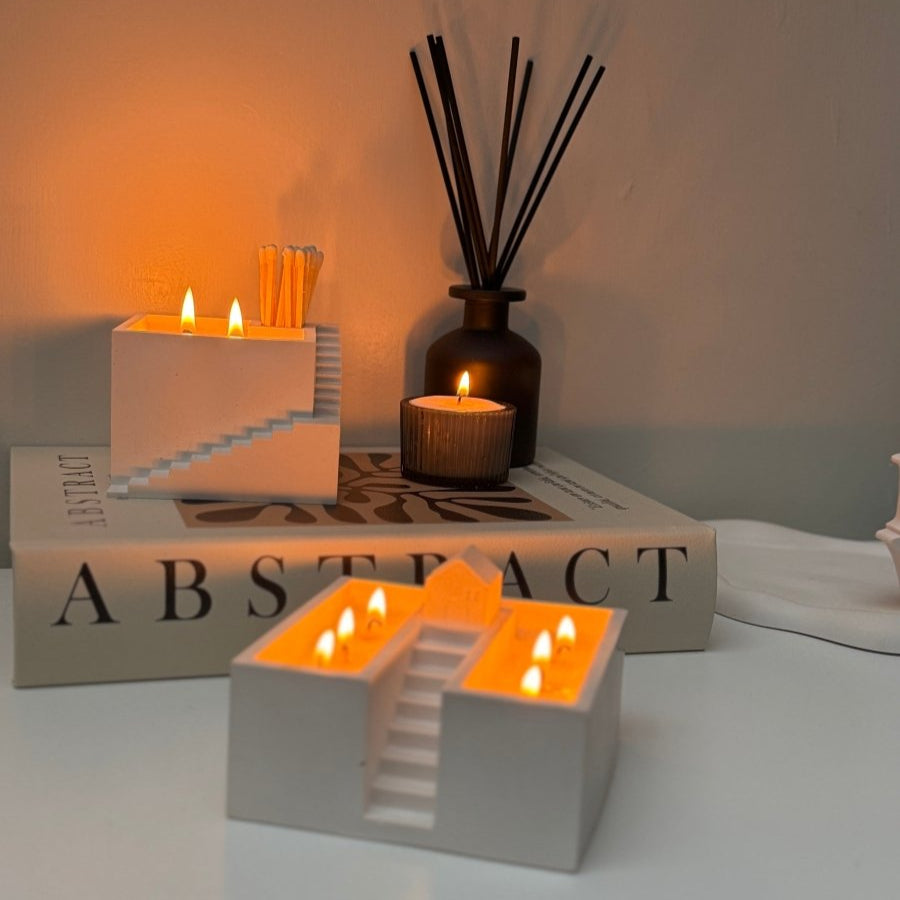 OIA Stone Soy Wax Candle - Designs by Inaya