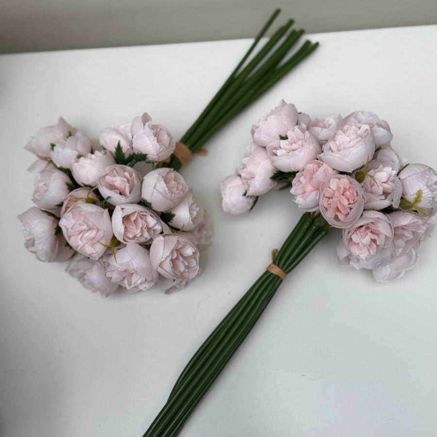 Pink Silk Peony Flowers - Designs by Inaya