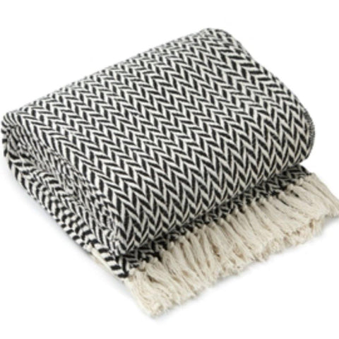 Recycled Cotton Cherokee Throw / Picnic Blanket