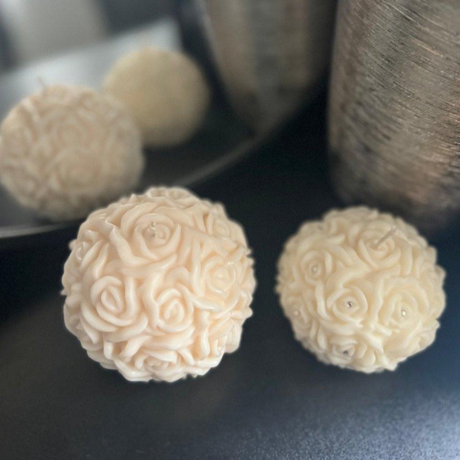 Rose Candle Gift Set | Diamante Luxury Gifts - Designs by Inaya