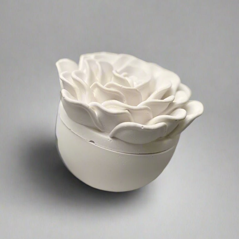 ROSE Ceramic Jar with Lid - Designs by Inaya
