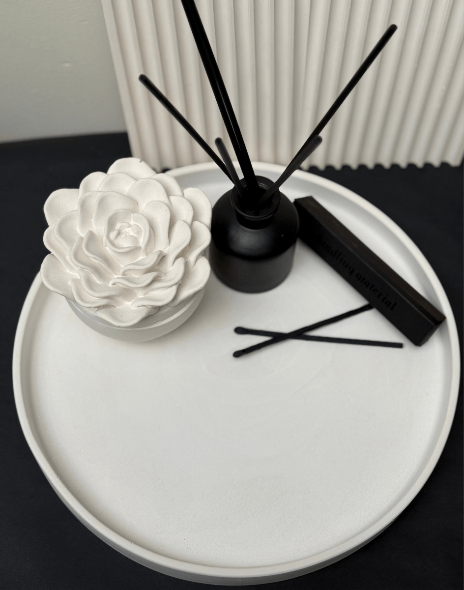 ROSE Ceramic Jar with Lid - Designs by Inaya