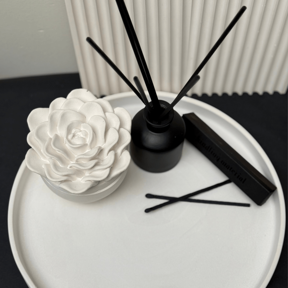 ROSE Ceramic Jar with Lid - Designs by Inaya