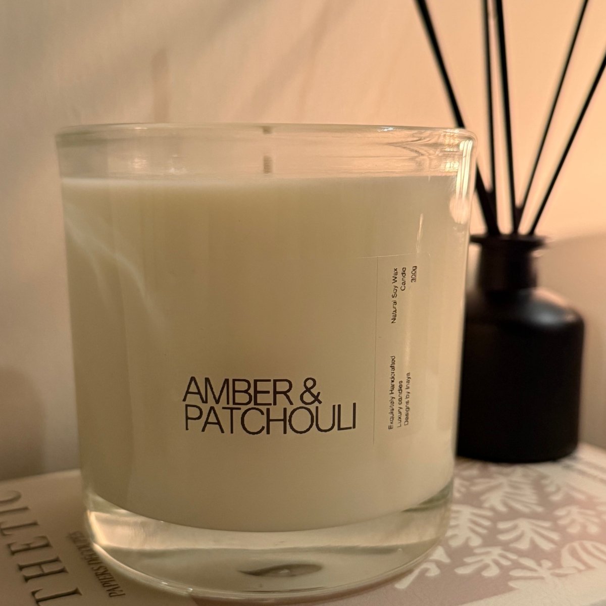 Scented Luxury Soy Wax Candle - Designs by Inaya