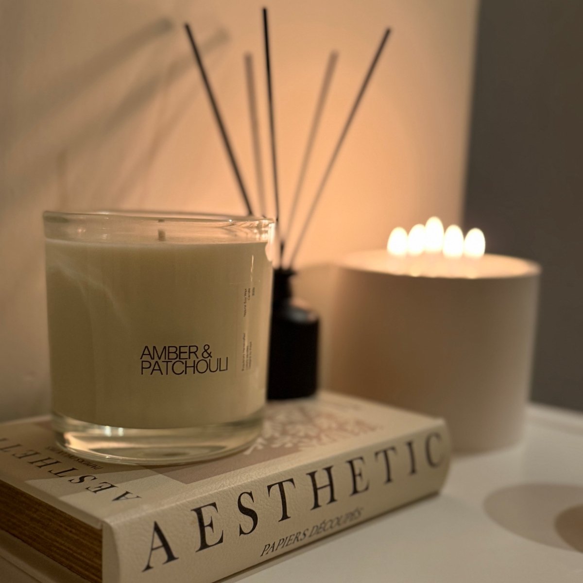 Scented Luxury Soy Wax Candle - Designs by Inaya