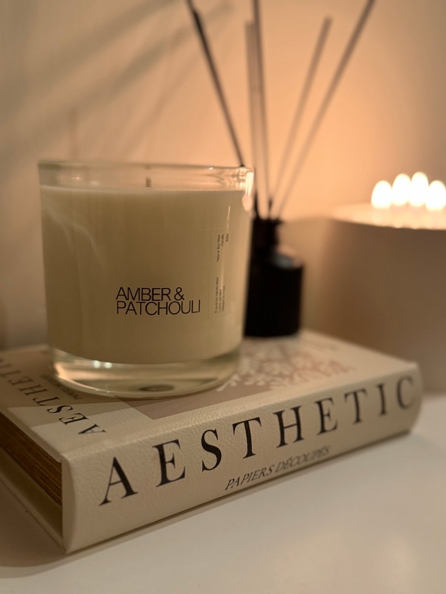 Scented Luxury Soy Wax Candle - Designs by Inaya
