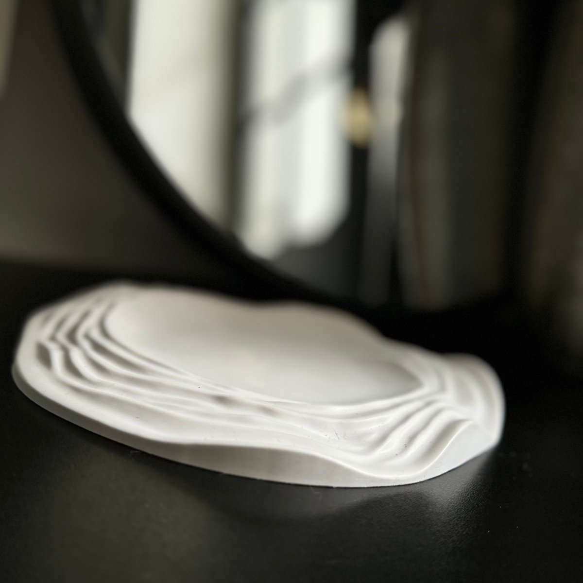 Swirl Stone Modern Decor Tray - Designs by Inaya