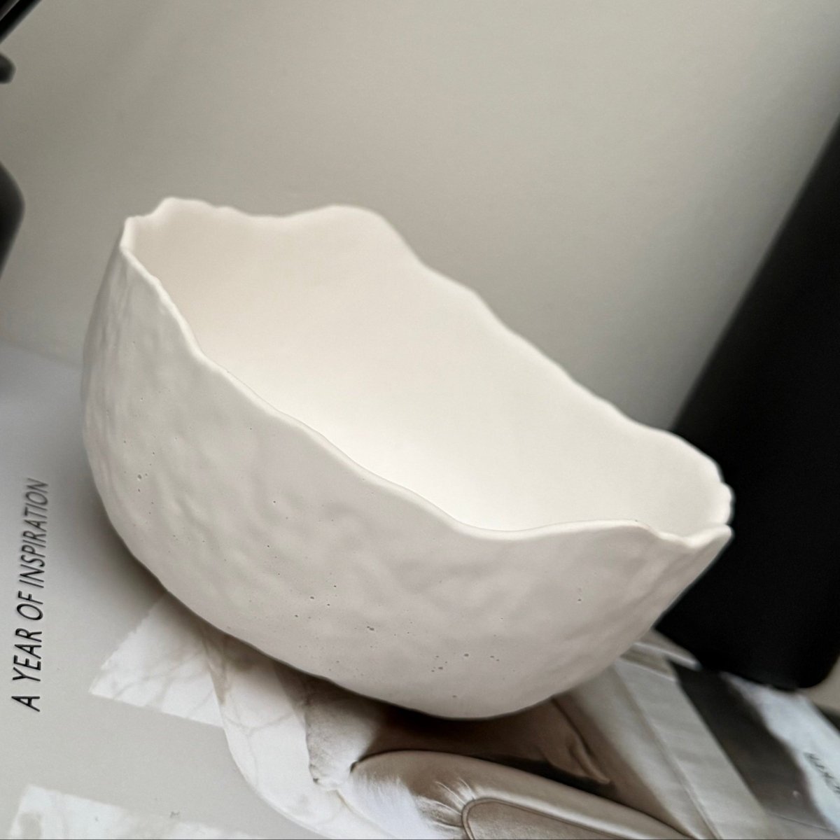 TERRA LUXE Stone Textured Bowl - Designs by Inaya