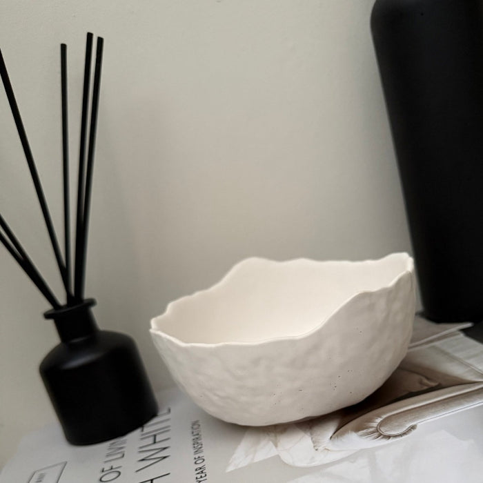 TERRA LUXE Stone Textured Bowl - Designs by Inaya