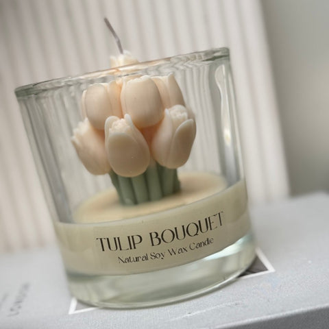 TULIP BOUQUET Soy Candle | English Pear & Freesia