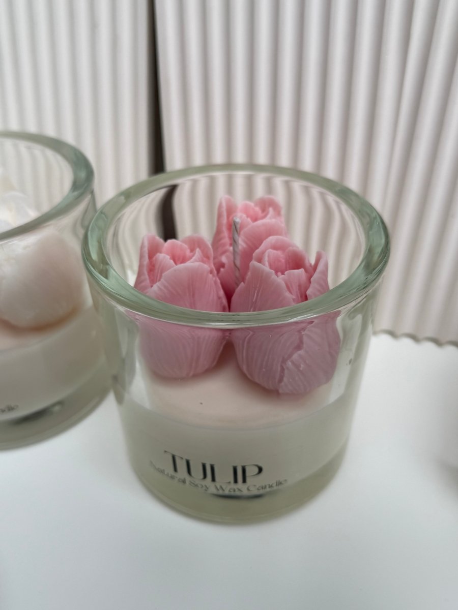 TULIP Sculpture Candle Jar - Designs by Inaya