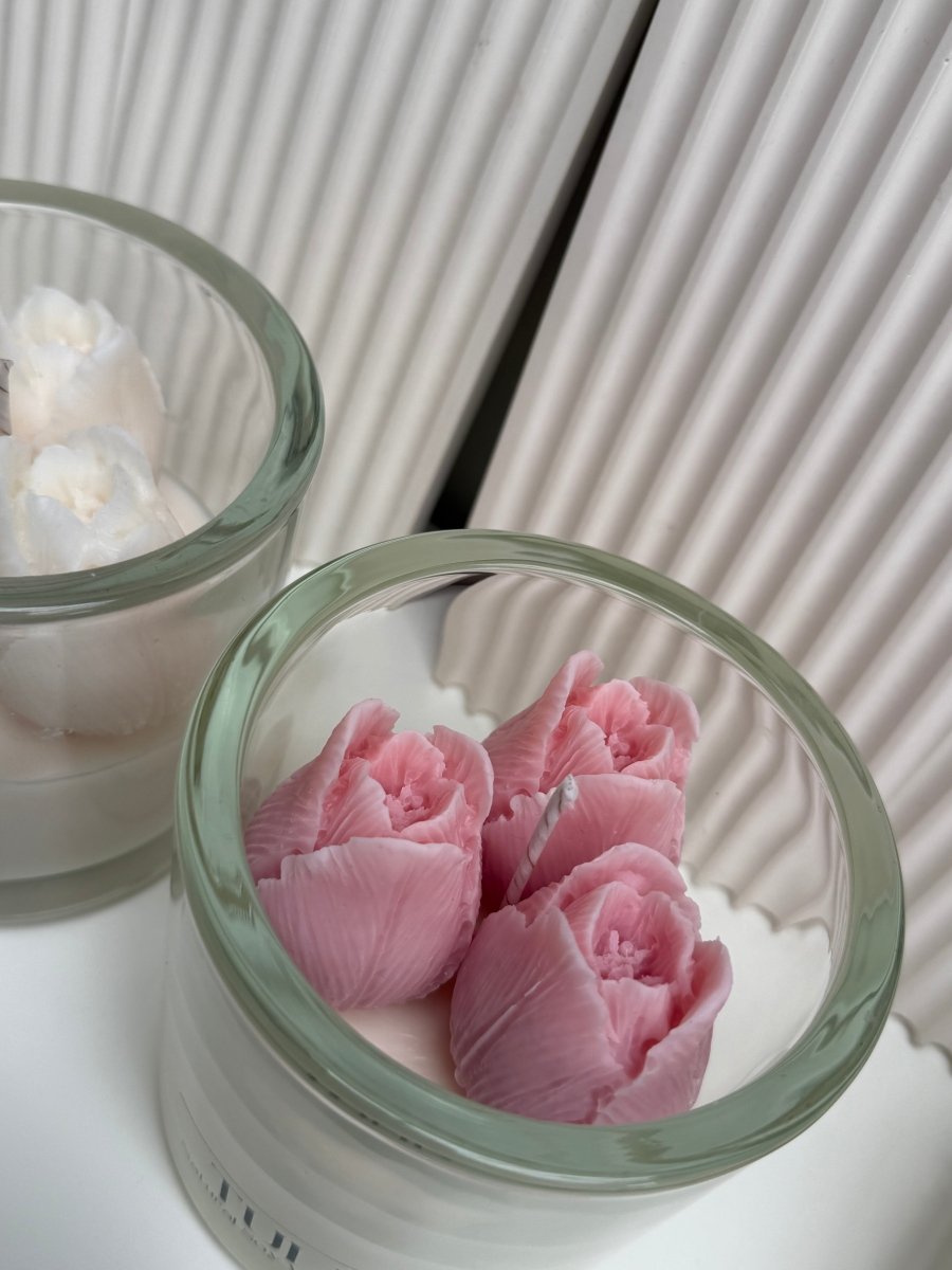 TULIP Sculpture Candle Jar - Designs by Inaya