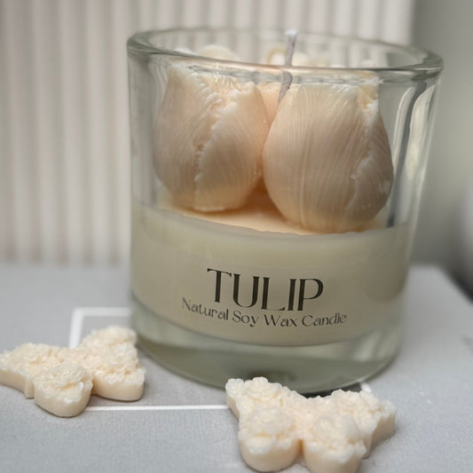 TULIP Sculpture Candle Jar - Designs by Inaya