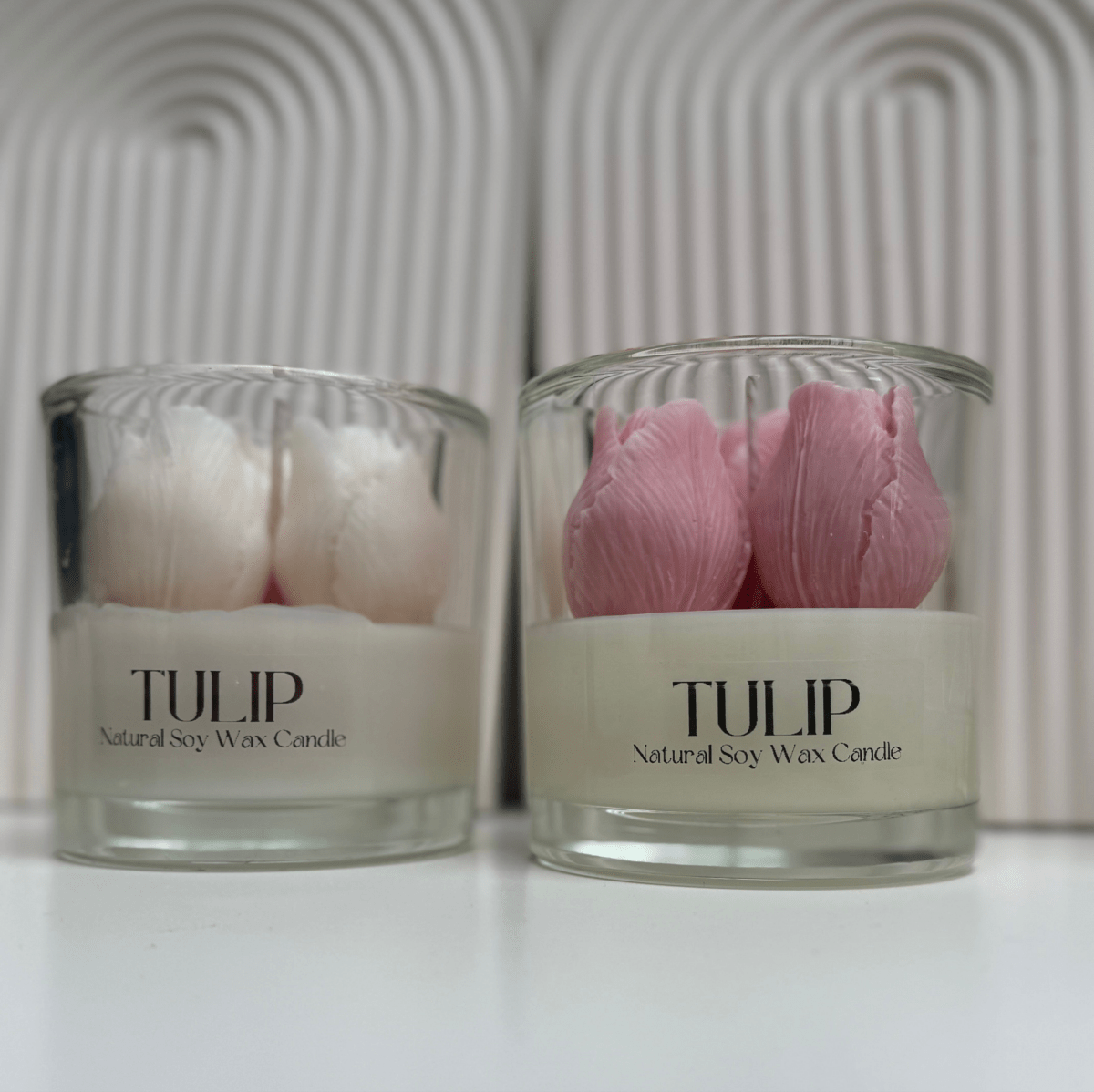 TULIP Sculpture Candle Jar - Designs by Inaya