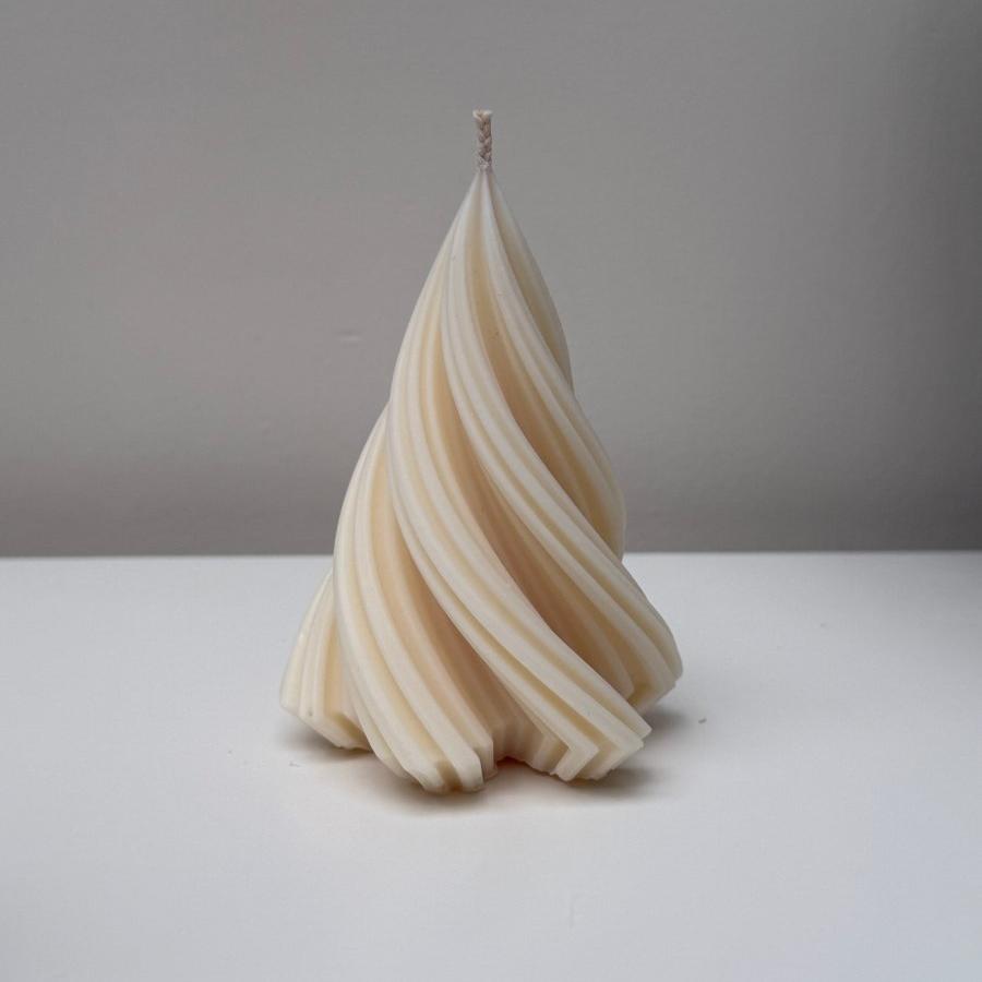Twirl Christmas Tree Candles - Designs by Inaya