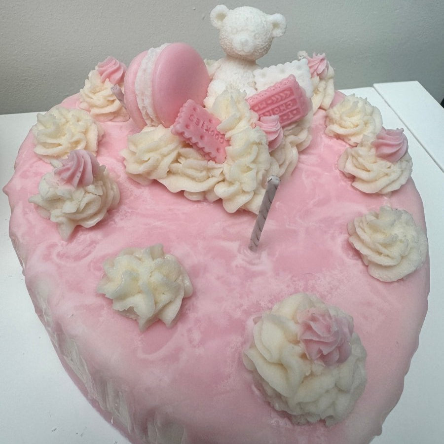 YUM Large Heart Drizzle Cake Candle - Designs by Inaya