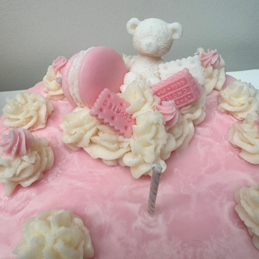 YUM Large Heart Drizzle Cake Candle - Designs by Inaya