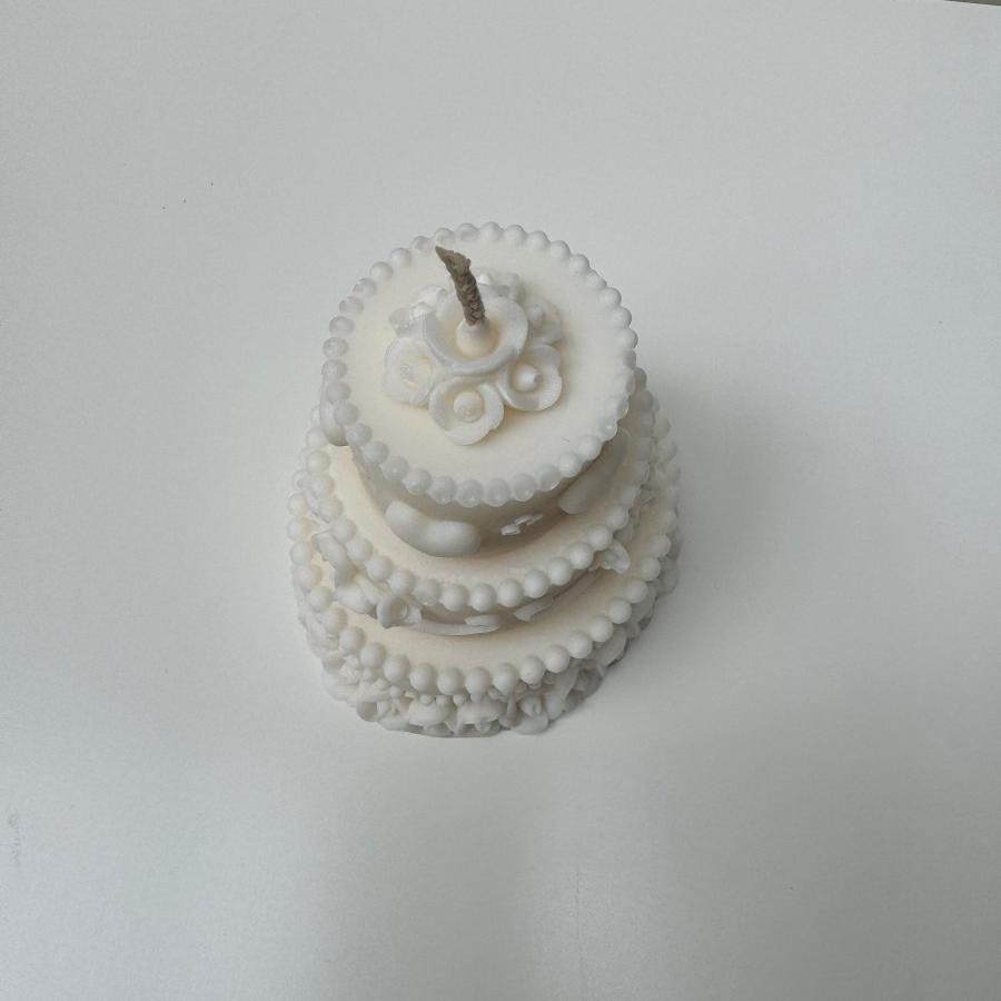 YUM 3 Tier Wedding Cake Candle - Designs by Inaya