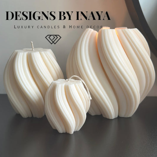 Elevate Your Space with Designs by Inaya: Luxury Sculpture Candles for the Modern Home - Designs by Inaya