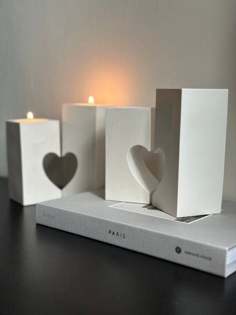 Handcrafted Heart Tealight Holder: A Perfect Addition to Your Home Decor - Designs by Inaya