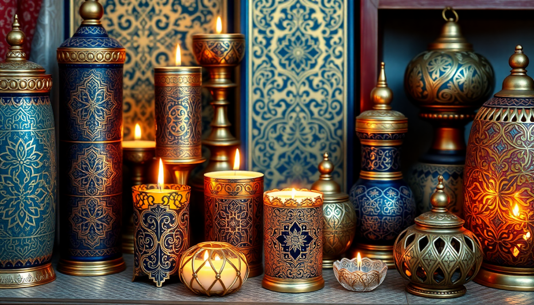 Arabian Themed Candles and decor