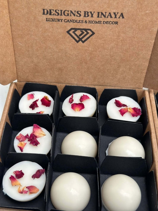 9 Botanical Soy Wax Melt Domes - Designs by Inaya