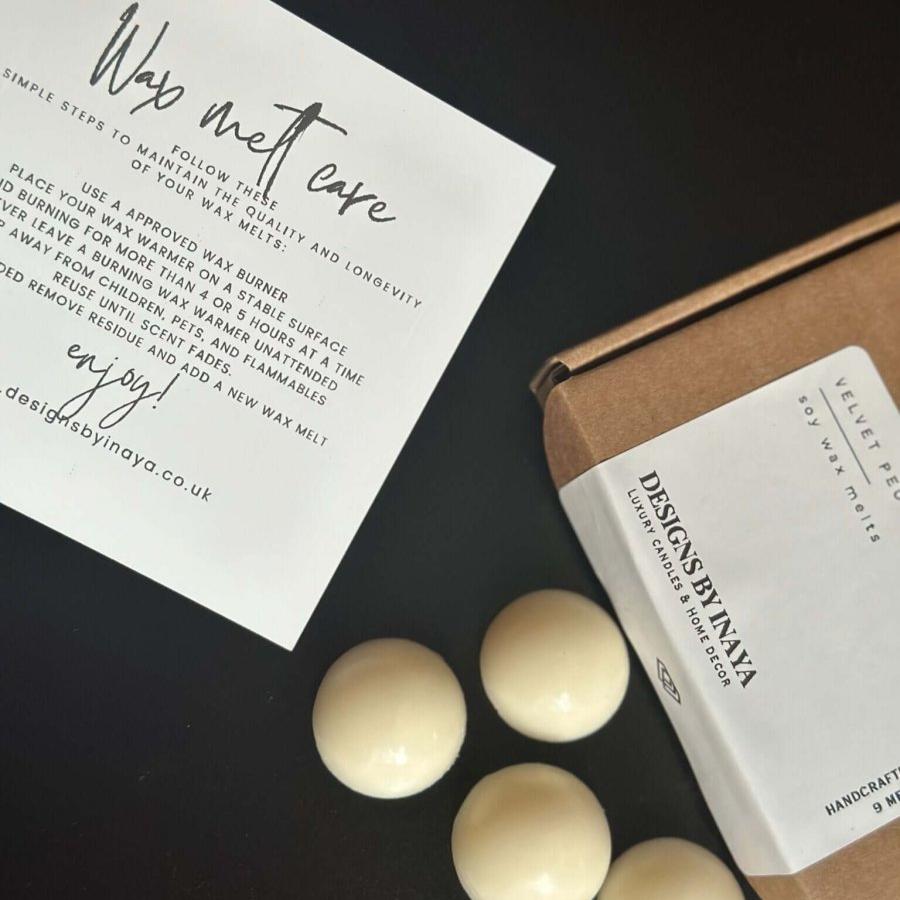 9 Botanical Soy Wax Melt Domes - Designs by Inaya