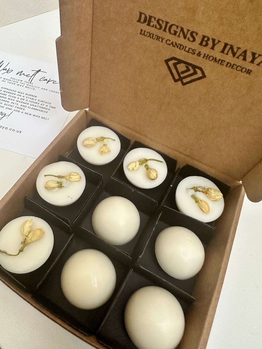 9 Botanical Soy Wax Melt Domes - Designs by Inaya