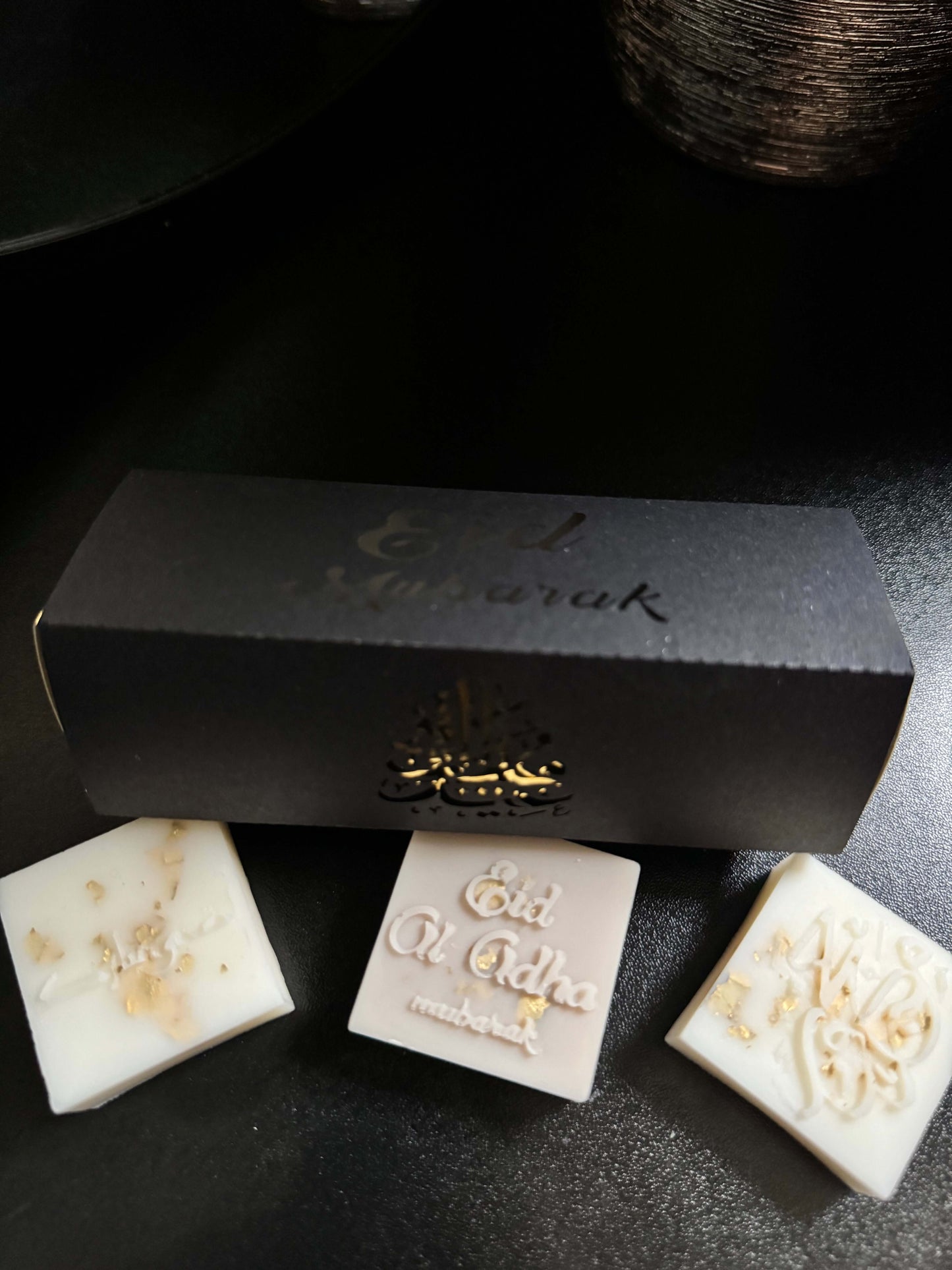 Eid Al Adha Wax Melts Oud Oudh Fragrance gifts - Designs by Inaya